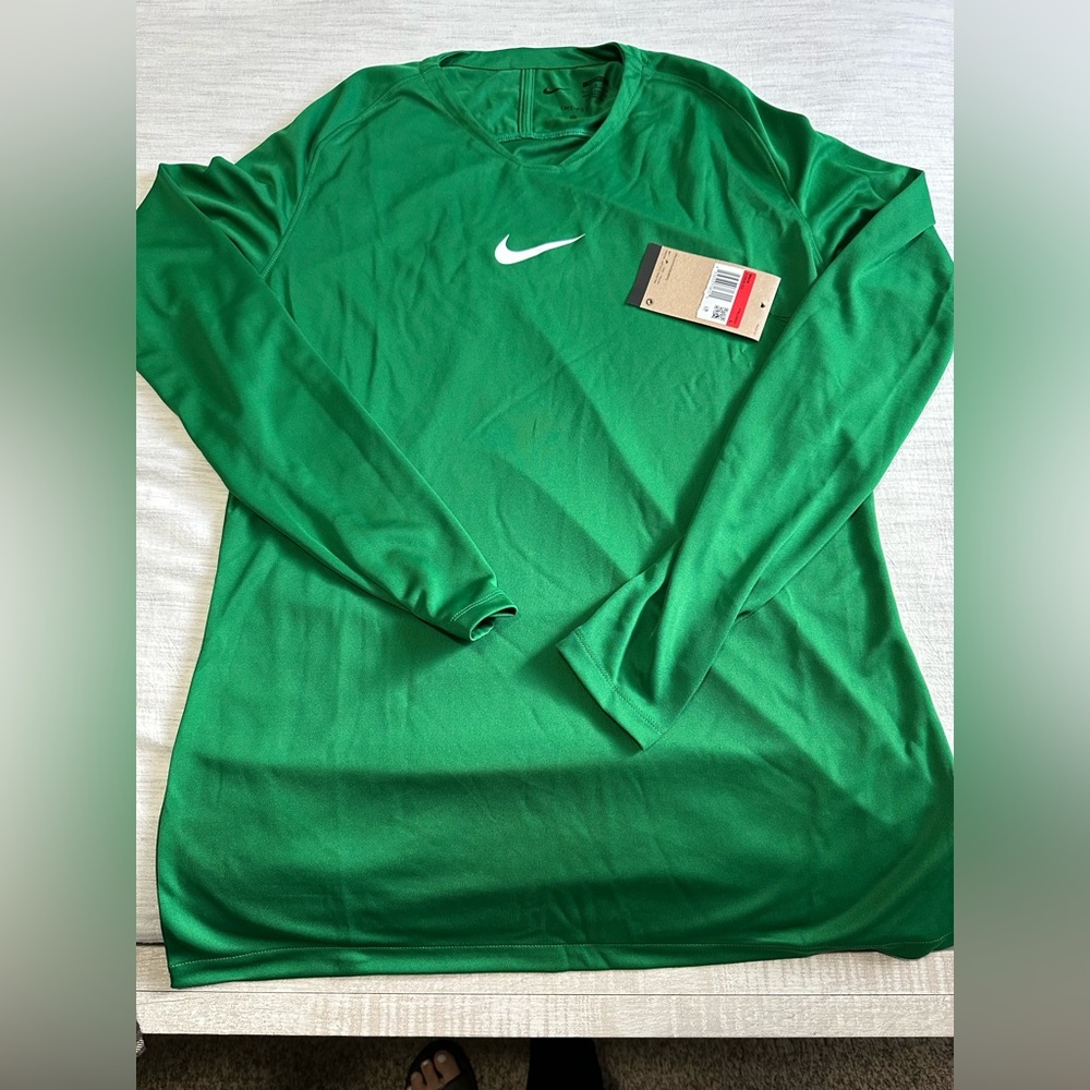 Nike Emerald Green Athletic Top